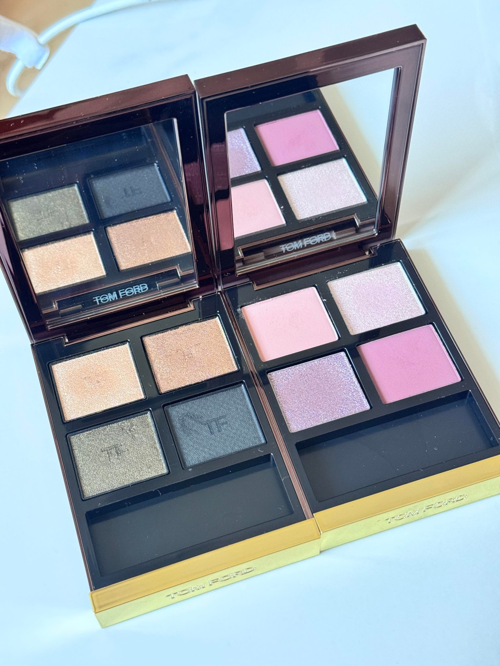 tf四色眼影盘47、秀场01对比试色