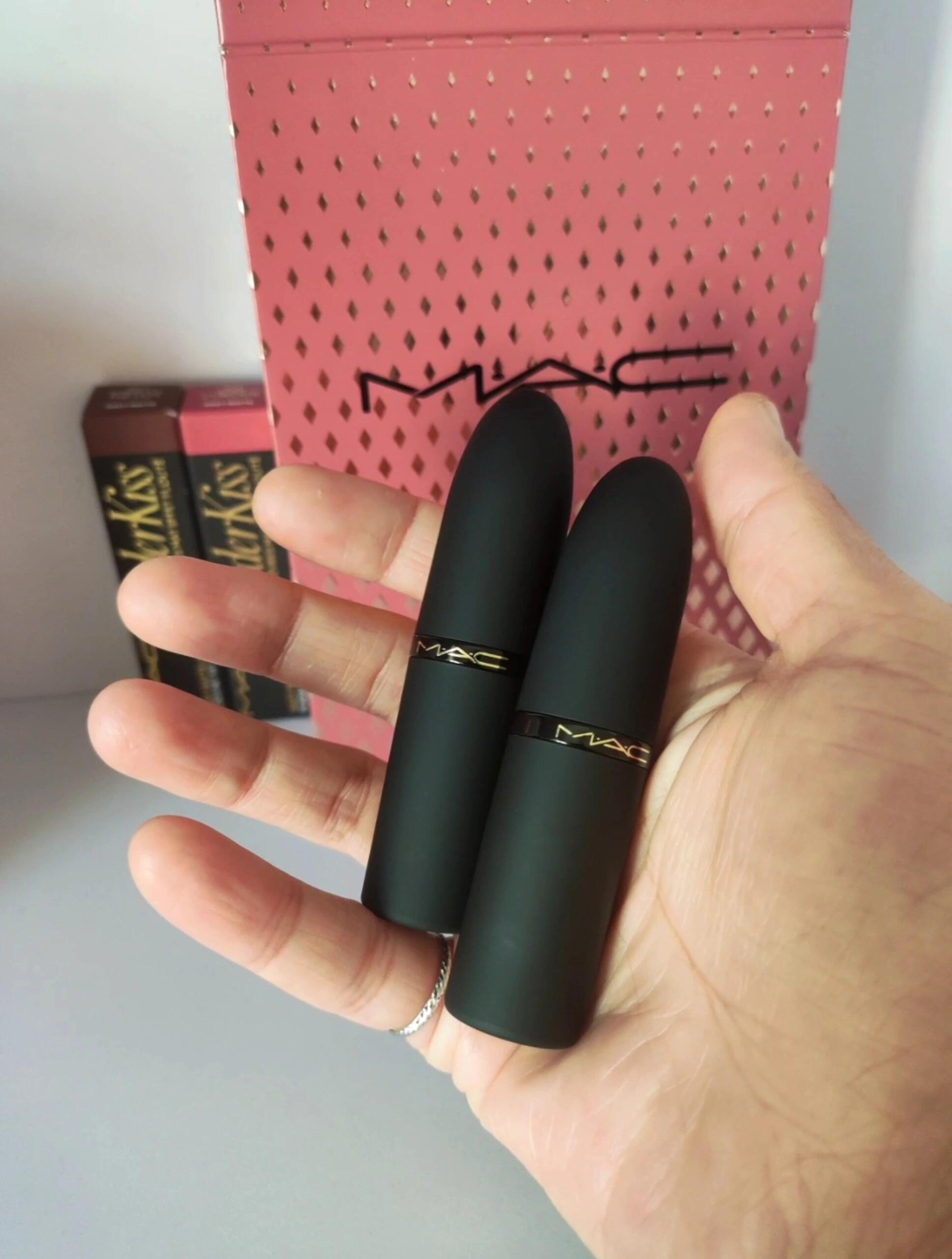 MAC尤雾大子弹头口红923、927试色
