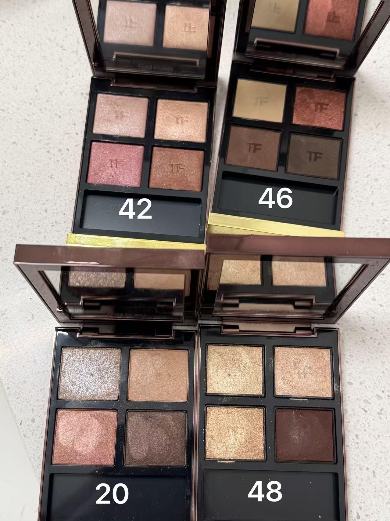 tf四色眼影盘20、42、46、48试色