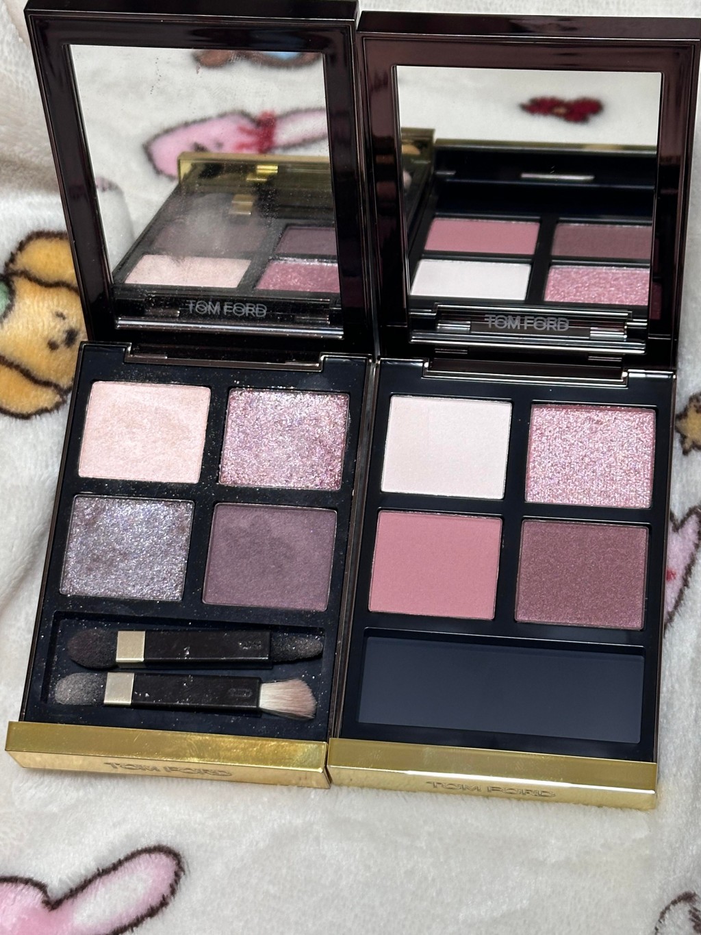 TF四色眼影盘12、30对比试色