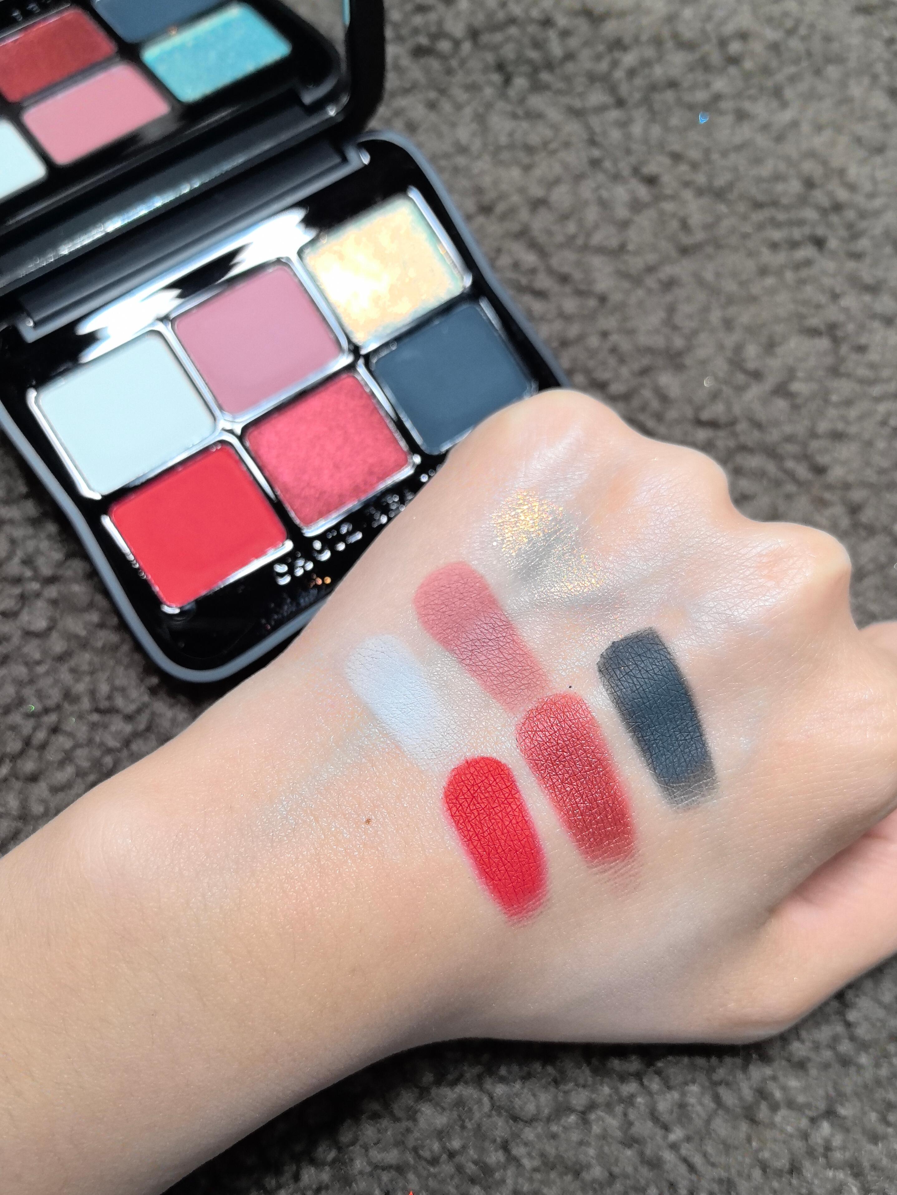 choiz beauty眼影盘飞蛾与电光蜻蜓试色