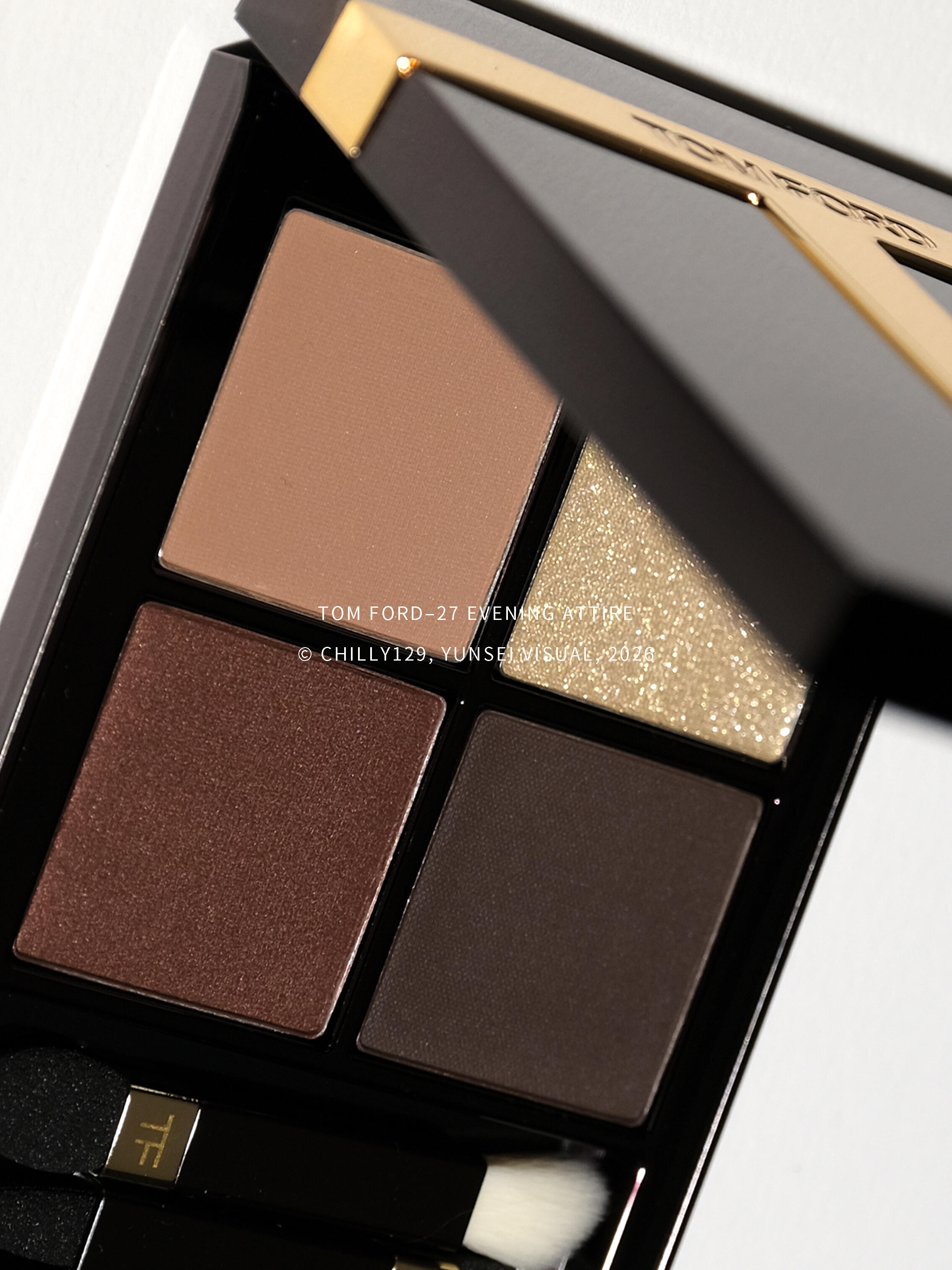 TF四色眼影新版27 Evening Attire试色